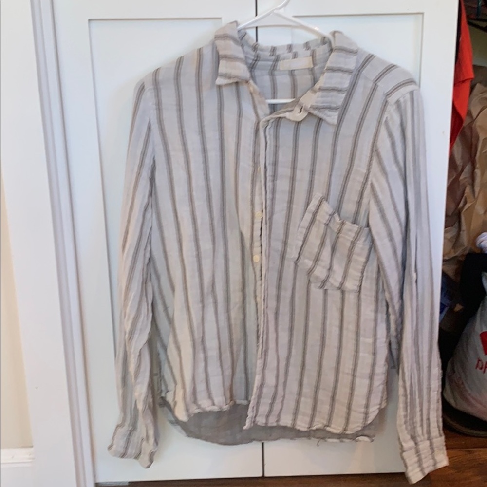 CP shaded cotton gauze Sloane blouse